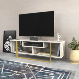 Decorotika Asal Ephesus and Gold Wide TV Unit - Size: 40.2 x 119.4 x 35.2cm - Multi - Wilko - thumbnail 6