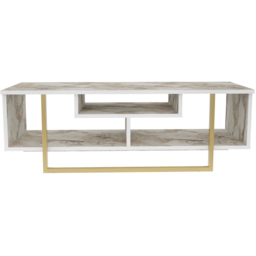 Decorotika Asal Ephesus and Gold Wide TV Unit - Size: 40.2 x 119.4 x 35.2cm - Multi - Wilko - thumbnail 3