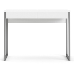 Florence Function Plus 2 Drawer Desk White High Gloss - Size: 40 x 101 x 76cm - Furniture to Go - Wilko - thumbnail 3