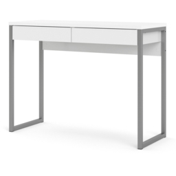 Florence Function Plus 2 Drawer Desk White High Gloss - Size: 40 x 101 x 76cm - Furniture to Go - Wilko - thumbnail 4