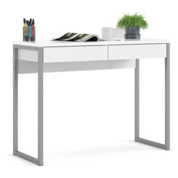 Florence Function Plus 2 Drawer Desk White High Gloss - Size: 40 x 101 x 76cm - Furniture to Go - Wilko - thumbnail 7
