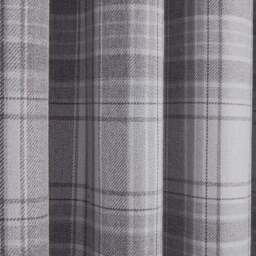 Divante Hatfield Grey Check Blackout Curtains 183 x 168cm - Size: W 183 x D 168cm - Wilko - thumbnail 5
