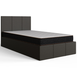 GFW Single Silver End Lift Ottoman Bed - Grey - Wilko - thumbnail 3