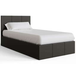 GFW Single Silver End Lift Ottoman Bed - Grey - Wilko - thumbnail 4
