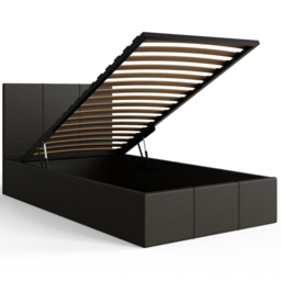 GFW Single Silver End Lift Ottoman Bed - Grey - Wilko - thumbnail 5