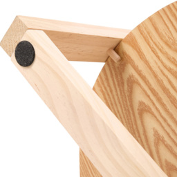 Living and Home 2-Tier Natural Round Side Table - Size: 60 x 50 x 50cm - Wilko - thumbnail 6