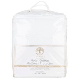 Divante King Size White Hotel Mattress Protector - Wilko