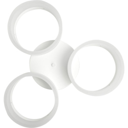 Milagro Ring White LED Ceiling Lamp 230V - Size: 52 x 52 x 11cm - Wilko - thumbnail 3