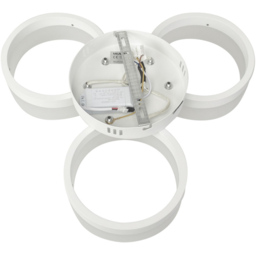 Milagro Ring White LED Ceiling Lamp 230V - Size: 52 x 52 x 11cm - Wilko - thumbnail 4