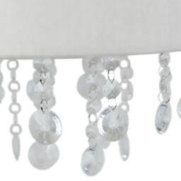 Elspeth Jewel Droplet Shade - White - Wilko - thumbnail 2