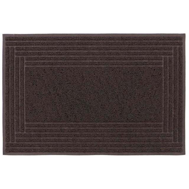 JVL Brown Border Mud Grabber Scraper Doormat 40 x 60cm - JVL Homewares - Wilko - image 1