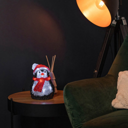 Samuel Alexander Acrylic Penguin LED Christmas Decoration 20cm - Size: 20 x 20 x 20cm - Black - Wilko - thumbnail 7