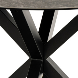 Florence Heaven Ceramic 4 Seater Round Dining Table Black - Furniture To Go - Wilko - thumbnail 7