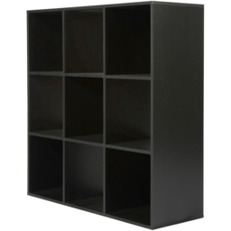 Jane 9 Shelf Black Cube Storage Unit - Home Garden Direct - Wilko - thumbnail 4