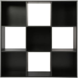 Jane 9 Shelf Black Cube Storage Unit - Home Garden Direct - Wilko - thumbnail 3