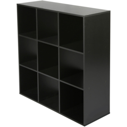 Jane 9 Shelf Black Cube Storage Unit - Home Garden Direct - Wilko - thumbnail 6