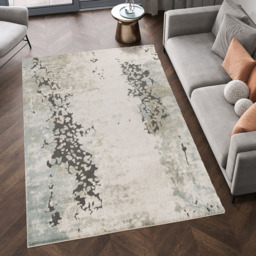 Desire Rugs Essence Sage Abstract Rug 160 x 230cm - Size: 230 x 160 x 2cm - Green - Wilko - thumbnail 3