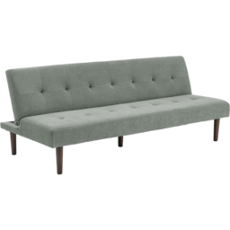 Living and Home 2 Seater Grey Contemporary Convertible Sofa Bed - Wilko - thumbnail 3