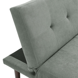 Living and Home 2 Seater Grey Contemporary Convertible Sofa Bed - Wilko - thumbnail 7