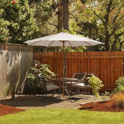 Costway Beige Ventilated Patio Umbrella with Pulley Lift 2.9m - Size: 3m - Cream - Wilko - thumbnail 3