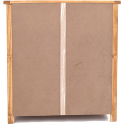 Lugo 4 Drawer Antique Wax Finish Chest of Drawers with Brass Drop Handles - Wood - Wilko - thumbnail 6