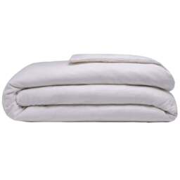 Serene Double Grey Brushed Cotton Duvet Cover - Wilko - thumbnail 1