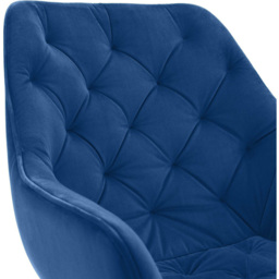 Julian Bowen Lorenzo Set of 2 Blue Dining Chairs - Wilko - thumbnail 7