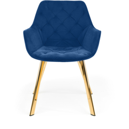 Julian Bowen Lorenzo Set of 2 Blue Dining Chairs - Wilko - thumbnail 5
