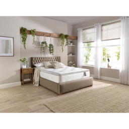 Aspire Small Single Climate Cool Pillow Top Pocket Mattress - White - Wilko - thumbnail 5
