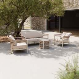 Hampton Sofa Set Neutral - Size: 4 Seater - Wilko - thumbnail 6
