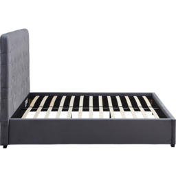 Seconique Madison King Size Grey Velvet Fabric Bed Frame - Wilko - thumbnail 5