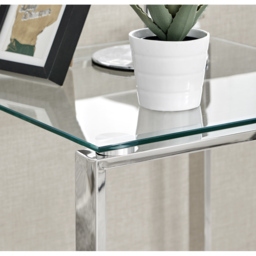 Furniturebox Havana Silver Side Table - Size: 55 x 55 x 55cm - Wilko - thumbnail 4