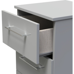 Crowndale Worcester 5 Drawer Uniform Grey and Dusk Grey Tallboy Ready Assembled - Wilko - thumbnail 7