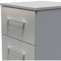 Crowndale Worcester 5 Drawer Uniform Grey and Dusk Grey Tallboy Ready Assembled - Wilko - thumbnail 6