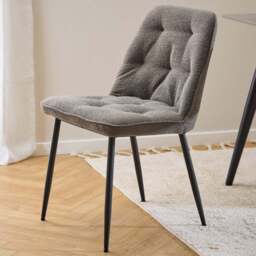 Florence Brooke Set of 2 Taupe Dining Chair - Blue - Furniture To Go - Wilko - thumbnail 1