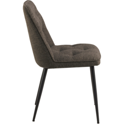 Florence Brooke Set of 2 Taupe Dining Chair - Blue - Furniture To Go - Wilko - thumbnail 5
