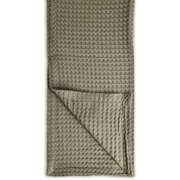 Allure Home Fashions Hotel Khaki Waffle Throw Blanket 175 x 225cm - Green - Wilko - thumbnail 4