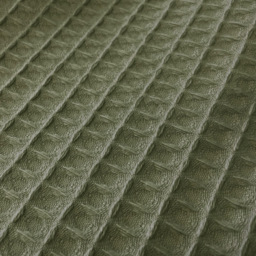 Allure Home Fashions Hotel Khaki Waffle Throw Blanket 175 x 225cm - Green - Wilko - thumbnail 5