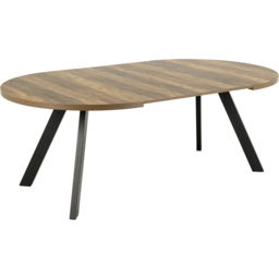Florence Zalida 8 Seater Round Dining Table Oak - Brown - Furniture To Go - Wilko - thumbnail 5