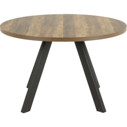 Florence Zalida 8 Seater Round Dining Table Oak - Brown - Furniture To Go - Wilko - thumbnail 4