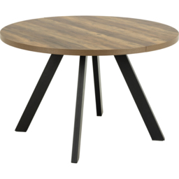 Florence Zalida 8 Seater Round Dining Table Oak - Brown - Furniture To Go - Wilko - thumbnail 3