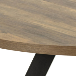 Florence Zalida 8 Seater Round Dining Table Oak - Brown - Furniture To Go - Wilko - thumbnail 7