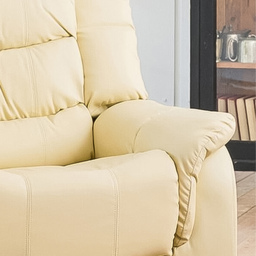 Almeira Cream Recliner Armchair - Size: Single - Artemis Home - Wilko - thumbnail 4