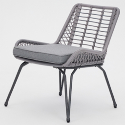 Home Detail Pampas 4 Seater Grey Wicker Style Lounge Set - Wilko - thumbnail 5