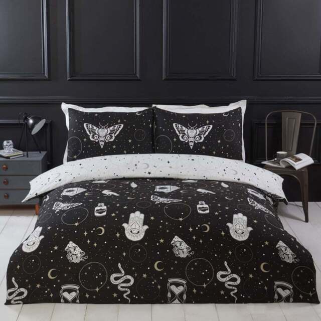 Rapport Home Gothic Magick King Size Multicolour Microfibre Duvet Set - Wilko - image 1