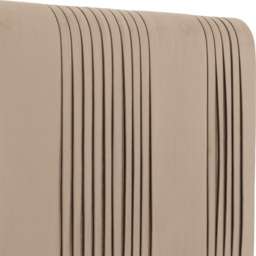 Seconique Maine King Size Taupe Velvet Fabric Bed Frame - Wilko - thumbnail 7