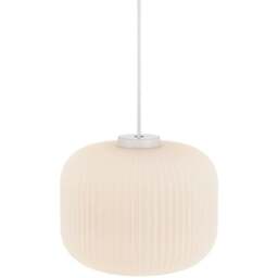 Nordlux Milford 30 Opal White Pendant Lamp - Size: 23.5 x 30 x 23.5cm - Wilko - thumbnail 1