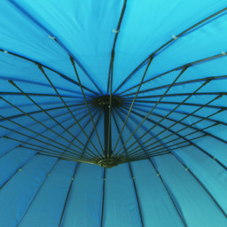 Royalcraft Blue Shanghai Hanging Cantilever Parasol 3m - Wilko - thumbnail 3