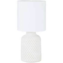 EGLO Bellariva Cream and White Table Lamp - Size: 15.0 x 15.0 x 32.0cm - Wilko