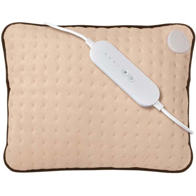 Sweet Dreams Beige Heated Cushion 50W - Size: Single - Cream - Wilko - image 1